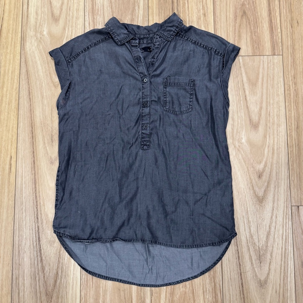 prAna Azul cap sleeve top Grey size XS